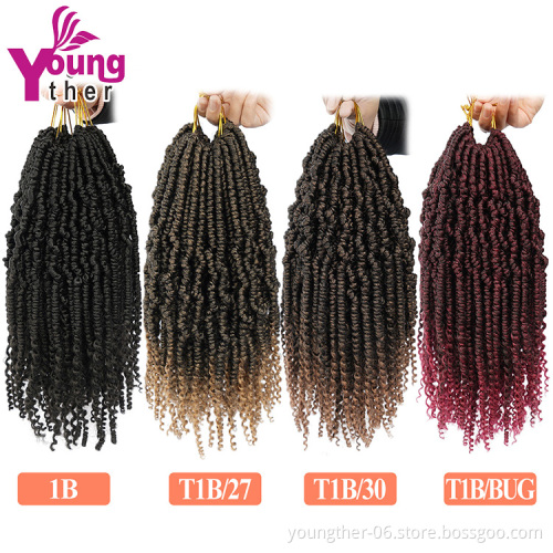 Bomb Nubian Bounce Twist Passion Twist Crochet Hair for Women  Crochet Braids Synthetic Braiding Hair